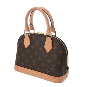 Louis Vuitton Handbag Monogram Brown Canvas Alma